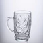 Bộ 6 cốc uống bia thủy tinh LOTUS GLASS VTC231 trong suốt có quai cao cấp, an toàn