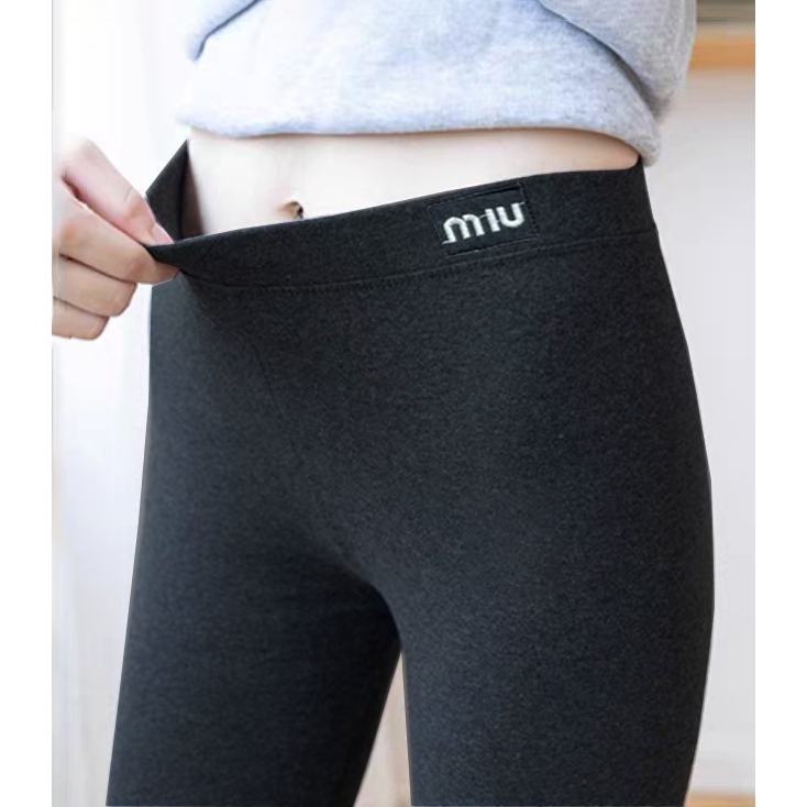 Quần Legging Nữ Nót Lông Vải Loại 1 Dày Mặc Siêu Ấm Mẫu Mới Tôn Đường Cong Vóc Dáng Trẻ Trung