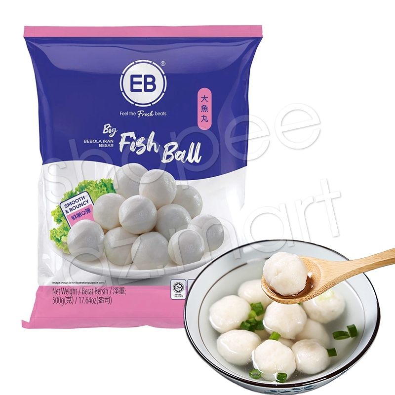 Cá Viên EB Malaysia Big Fish Ball Thượng Hạng Chiên Lẩu