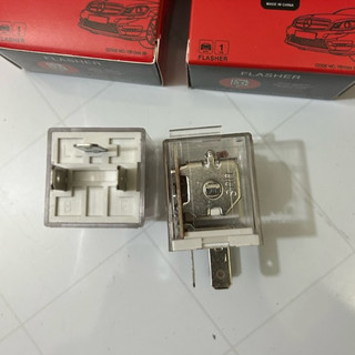 Combo 5 rơ le xi nhan 3 chân UUS vỏ đỏ điện 12v và 24v