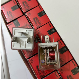 Combo 5 rơ le xi nhan 3 chân UUS vỏ đỏ điện 12v và 24v