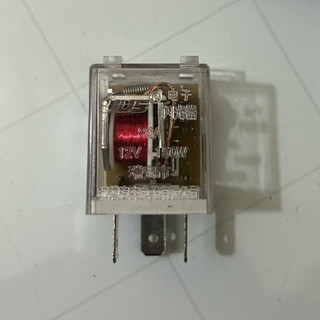 Combo 5 rơ le xi nhan 3 chân UUS vỏ đỏ điện 12v và 24v
