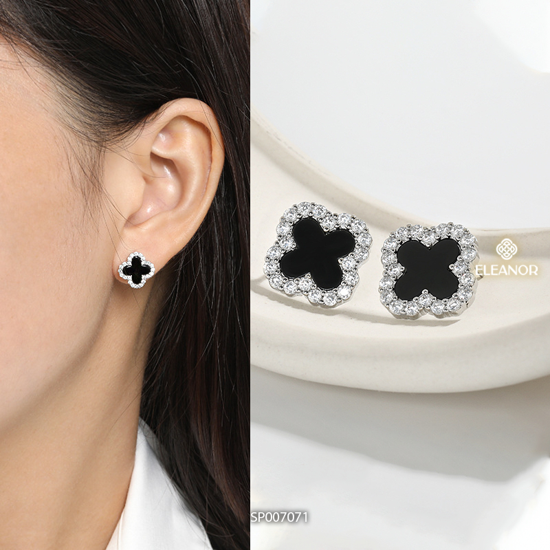 Ảnh Bông tai nữ chuôi bạc 925 Eleanor Accessories đa dạng kiểu dáng phụ kiện trang sức khuyên tai 3660 3