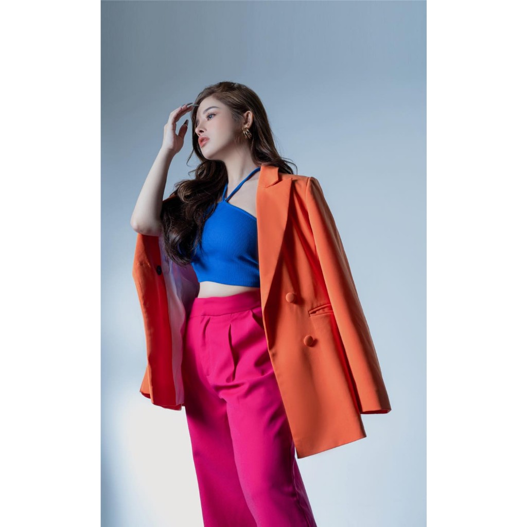 Quần Tây Nữ May Theo Số Đo Lưng Cao Form Chuẩn Công Sở Phối Blazer Vest Chất Liệu Cao Cấp | Diluclothing đủ màu