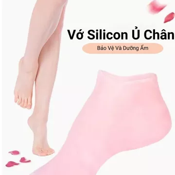 Vớ Ủ Chân Silicon, Tất Ủ Chân Đa Năng Bảo Vệ Dưỡng Ẩm Da Chống Khô Và Nứt Nẻ Da Chân