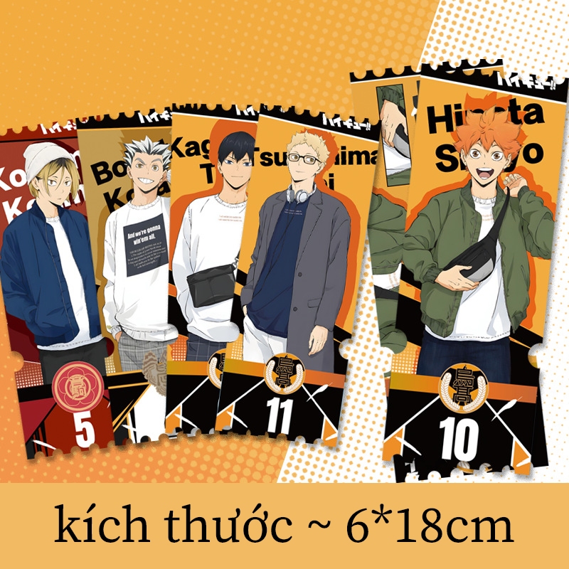(hologram) Vé laser HAIKYUU!! Vua bóng chuyền thẻ ticket in hình anime ...