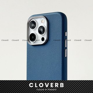 Ốp Lưng Da Vegan Popkon Cho iPhone 17 Pro Max Vòng Từ Tính Sạc Không Dây