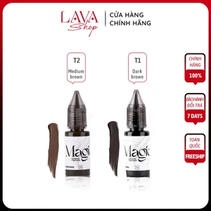 PXTM [CÓ TEM] Mực Magic Colours Pigment By Hương Trà hairstrokes tông ấm không trổ xanh dành cho chân mày 10ml 5ml