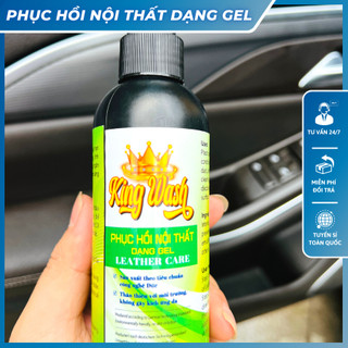 Chai xịt KING WASH đánh bóng và phục hồi nội thất xe ô tô dung tích 250ml