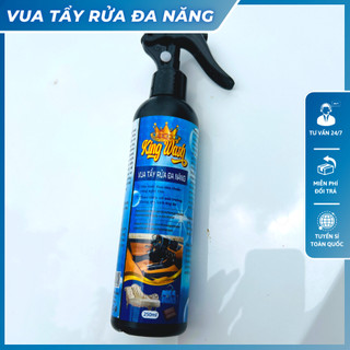 Xịt vệ sinh xe Đa năng KING WASH, tẩy trần nỉ, đồ nhựa, đồ da cho xe ô tô, xe tải dung tích 250ml