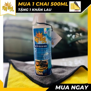 Xịt vệ sinh xe Đa năng KING WASH, tẩy trần nỉ, đồ nhựa, đồ da cho xe ô tô, xe tải dung tích 250ml