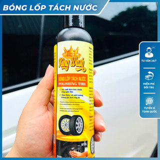 Xịt bóng lốp xe, dung dịch dưỡng đen bóng lốp xe ô tô, xe máy, xe tải KING WASH 250ml