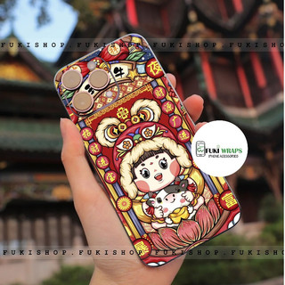 Tấm dán Skin Mặt sau - Ốp Lưng Thần Tài MS029 Dành cho 15 pro max,14 pro max,13 pro max,12 pro max- FukiShop