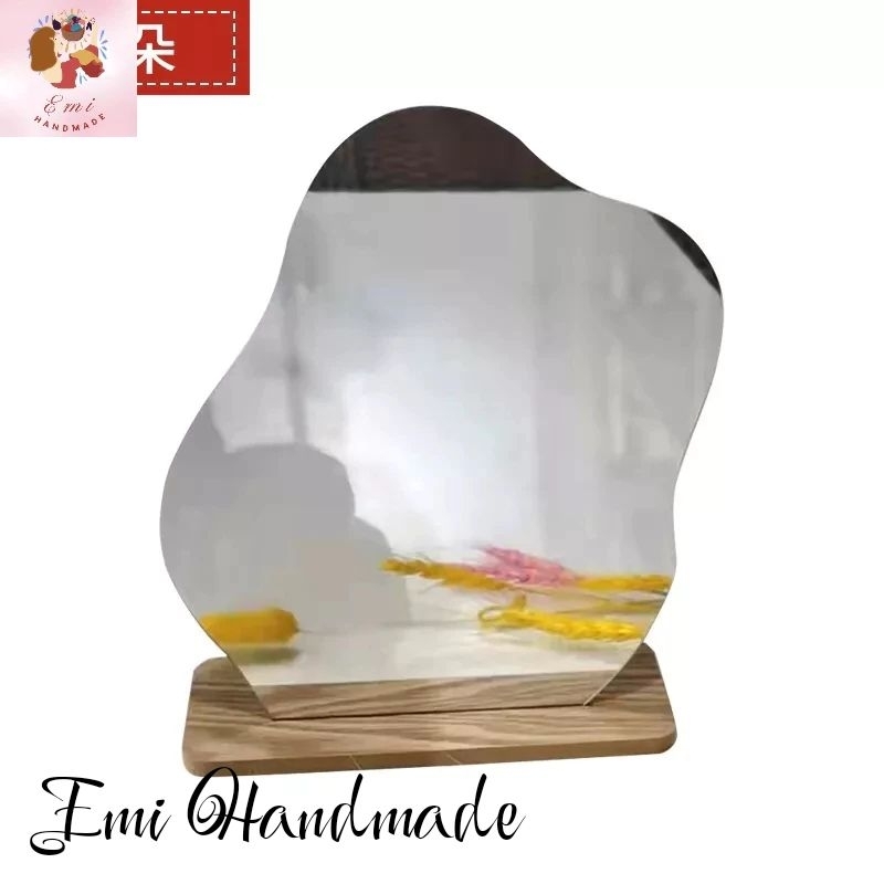 Gương đám mây/giọt nước/trái tim để bàn hot trend năm 2023-DIY