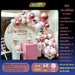 Sét bóng bay trang trí sự kiện sinh nhật lễ cưới hỏi khai trương đẹp sang trọng dễ làm DC PARTY mẫu mới nhất