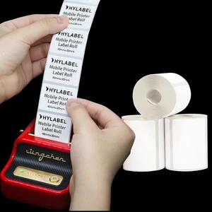 Giấy in nhiệt dán decal nhiệt tem nhãn dán cho máy DB23 Niimbot B21 B11 B3S PT210 Con mèo C19 [CUỘN 3.6M]