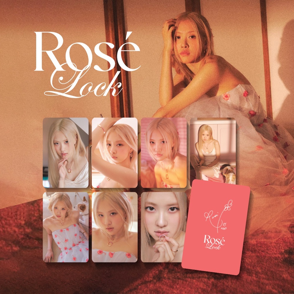 SET 7 CARD BLACKPINK ROSÉ LOCK (KHÔNG CHÍNH HÃNG) | Shopee Việt Nam