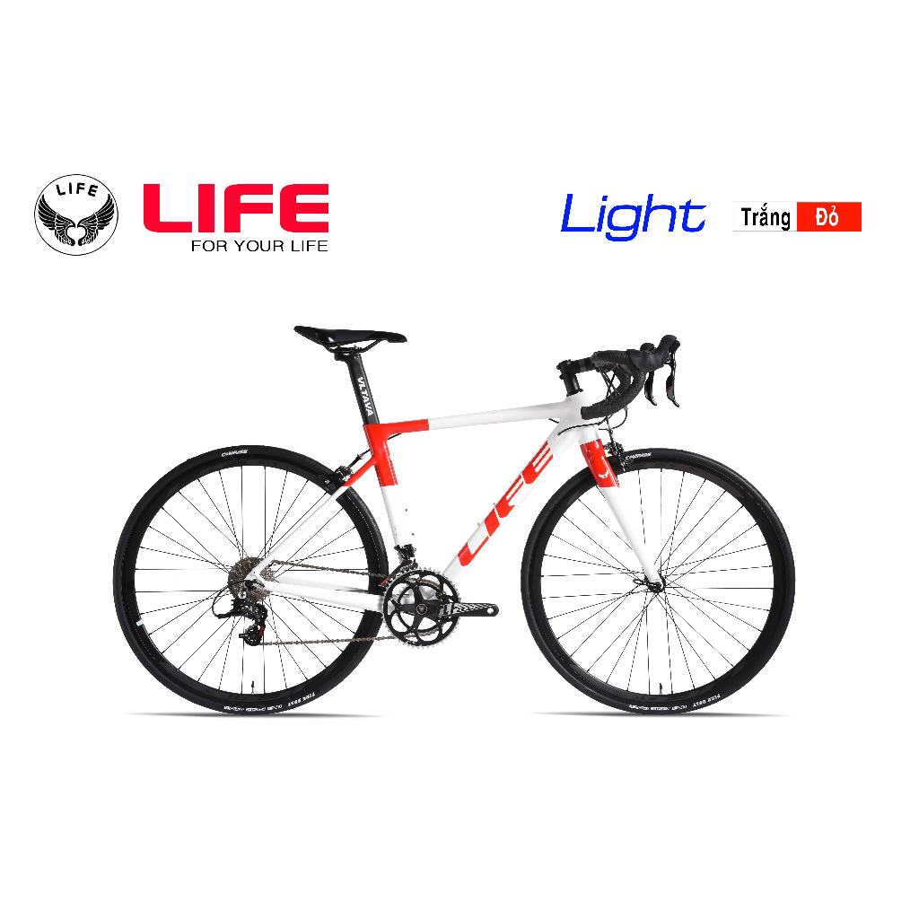 Xe đạp đua LIFE LIGHT, khung nhôm bền nhẹ, bánh 700c, 22 tốc độ
