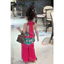 Set Lụa NGÂN NGA BABY thiết kế chất siêu xịn mát, Bộ yếm hồng họa tiết thời trang bé gái