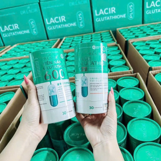 Viên uống GLUTATHIONE 600 MẪU MỚI hỗ trợ trắng giảm nám mờ