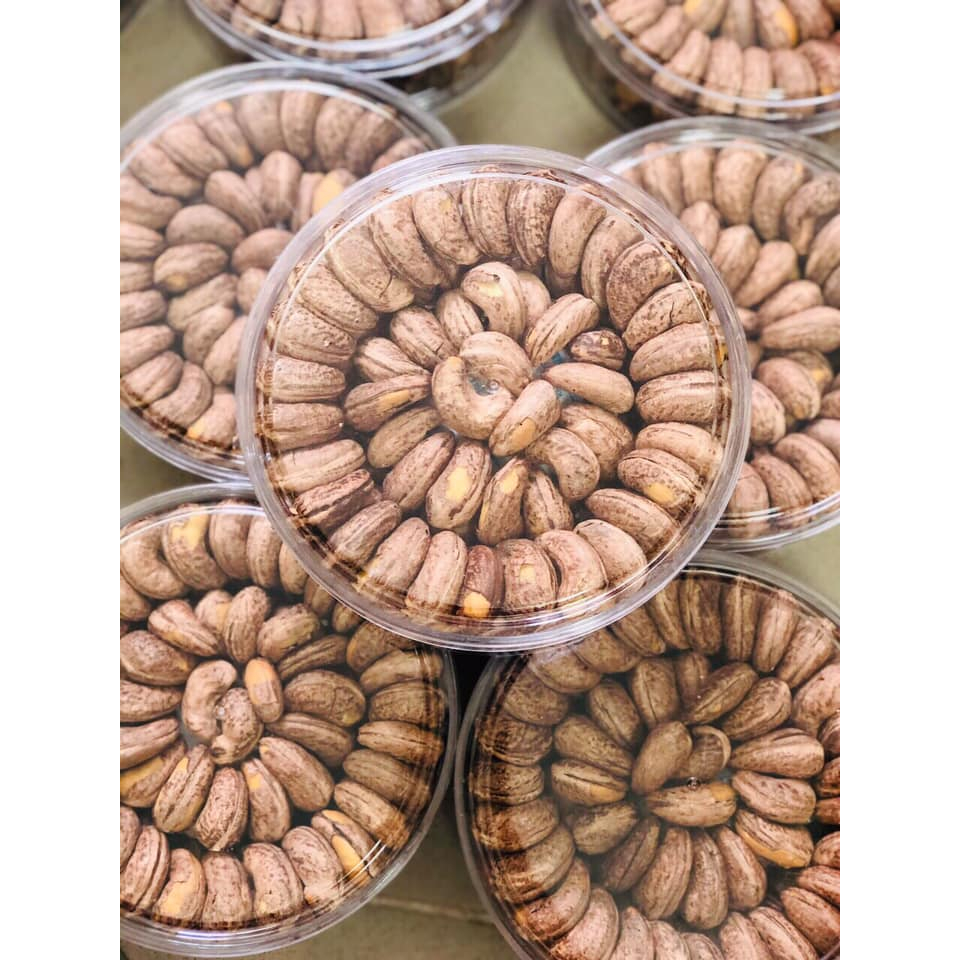 Hạt Điều Rang Muối Bình Phước Nguyên Hạt Size A Cồ Hàng Loại 1 (500Gr)