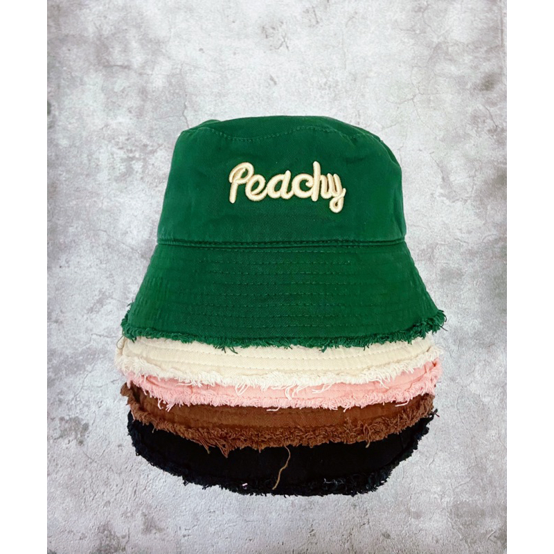 MŨ VÀNH,MŨ KẾT TUA THÊU PEACHY PHONG CÁCH ULAZANG NAM NỮ