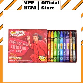Bút Sáp màu Thiên Long CR-C016- 12 màu giá siêu rẻ