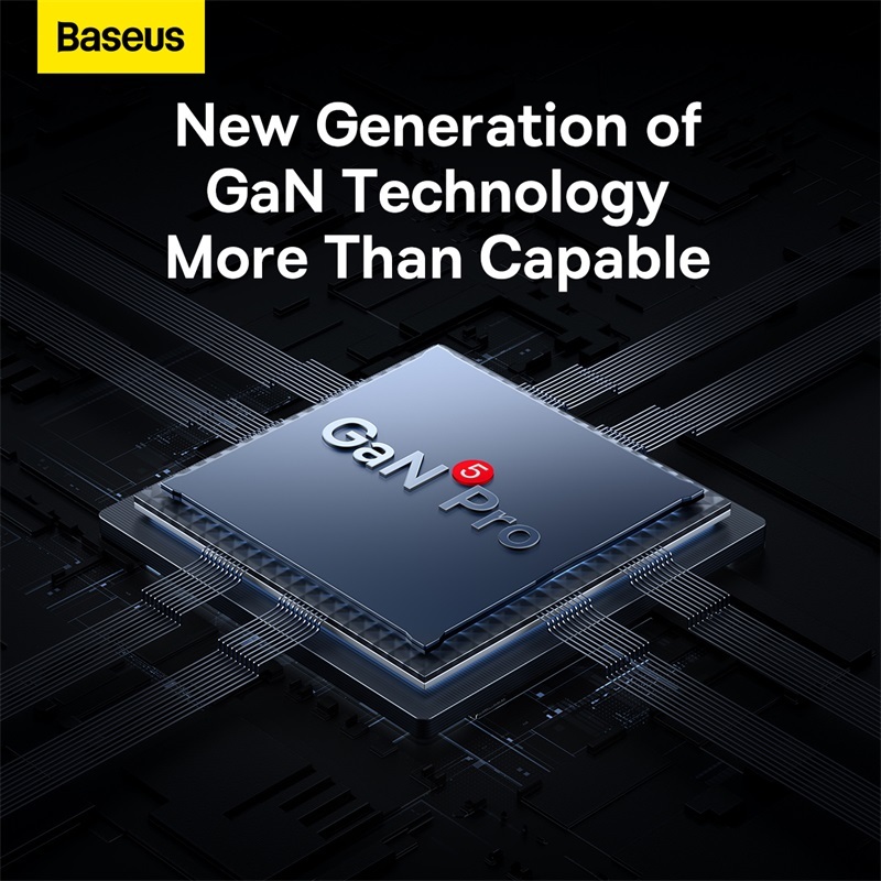 Củ Sạc Nhanh Baseus 65W GaN5 USB Type C 2C + U QC3.0 PD Sạc điện Củ sạc 65w Baseus GaN5 Pro 3 cổng sạc