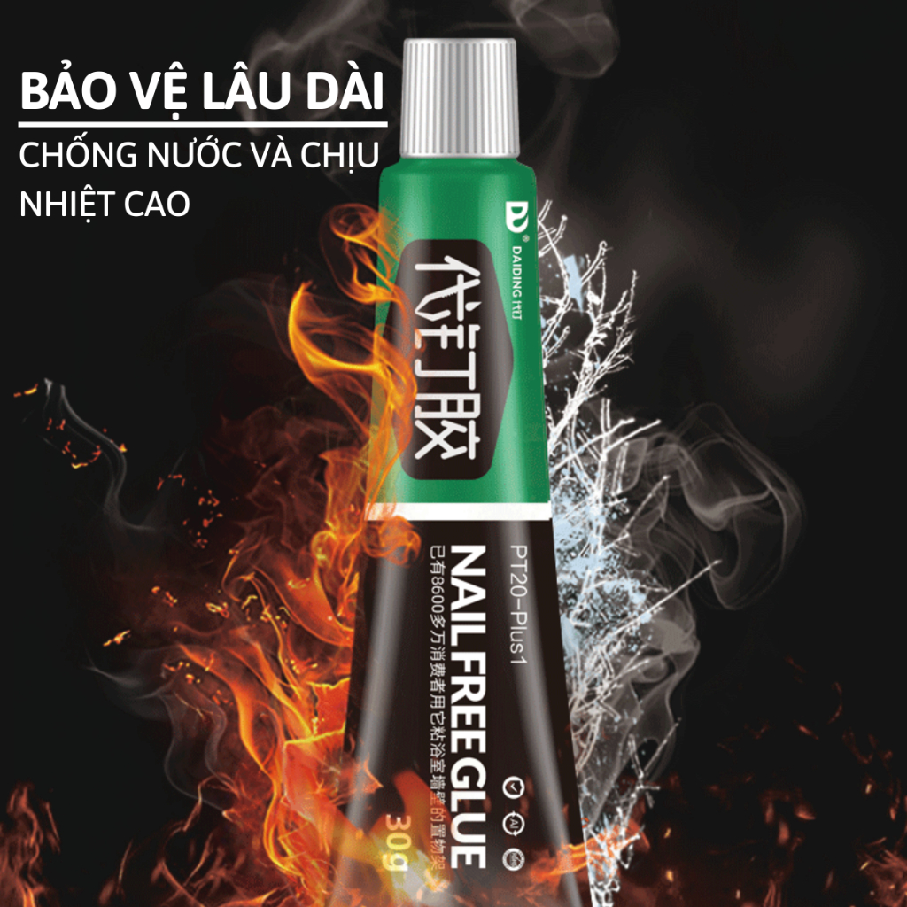 Keo Siêu Dính Công Nghệ Nhật Bản Tuýp 20g 60g , KEO DÁN Tường Dán Giày Gỗ Thuỷ Tinh Đa Năng Chống Thấm Nước: KEOSIEUDINH