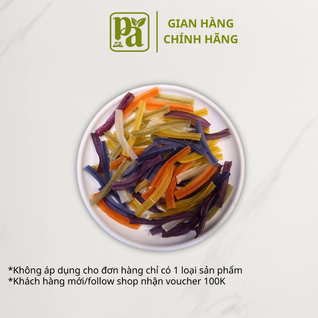 Nui ngũ sắc Phú An nui rau củ nui gạo lứt gói 50g dành cho người ăn ...