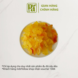 Đu đủ sấy dẻo Phú An trái cây thập cẩm sấy hoa quả sấy mứt ăn vặt mix xoài sấy vỏ bưởi sấy chanh dây sấy mít dừa non sấy