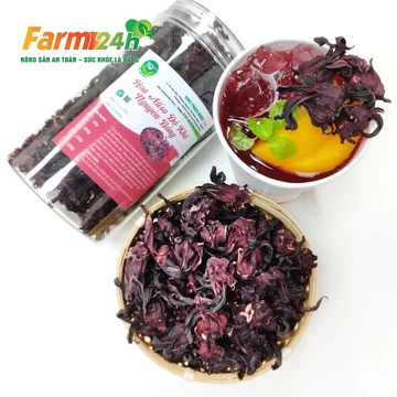 Hoa Atiso đỏ đẹp nguyên bông (Hoa bụp giấm/Hoa Hibiscus), nguyên liệu pha trà, chưng yến, làm siro I Farm24h