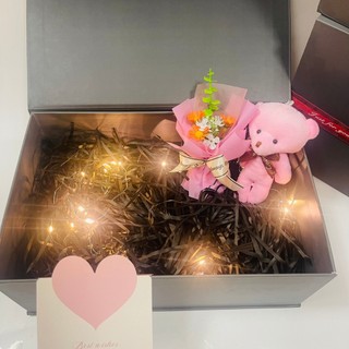(Gift Xám 30*20*11) Hộp quà Gift xám, hộp quà tặng tình yêu, hộp quà tặng ngày lễ đặc biệt kèm phụ kiện sang trọng