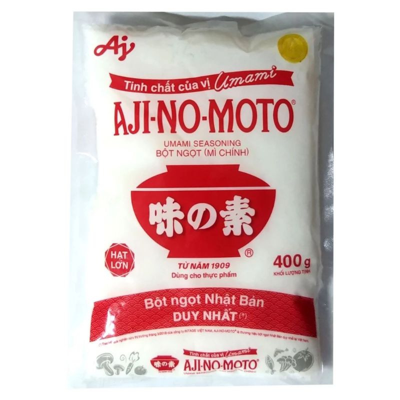 Bột ngọt Ajinomoto hạt lớn 400g | Shopee Việt Nam