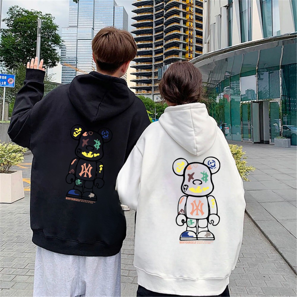 Áo Hoodie Gấu Bearbrick  Nhiều Màu-HD07