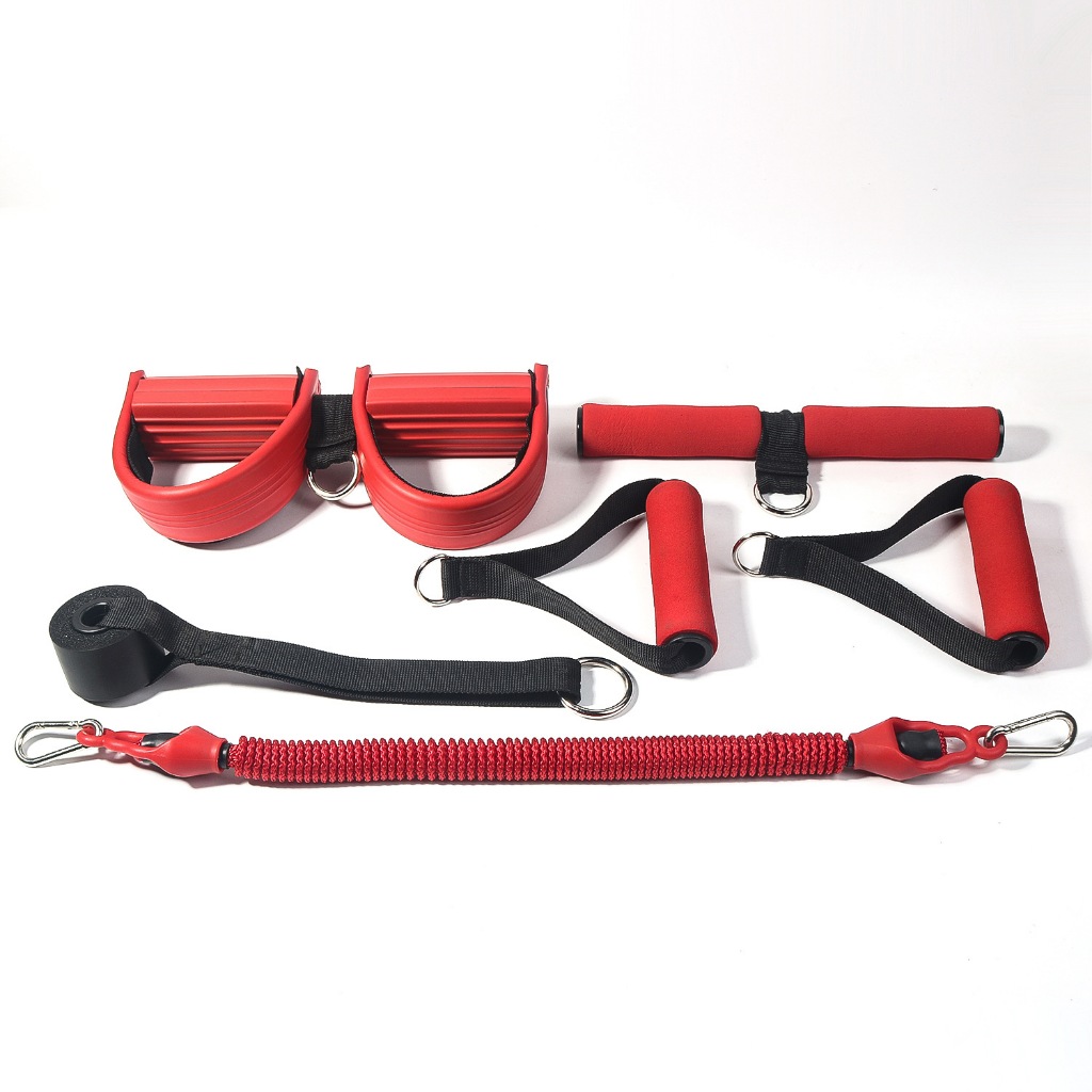 Ảnh Bộ dây đàn hồi kháng lực 10 món tập bụng , tập ngực tại nhà đa năng Cleacco Boro Sport 2