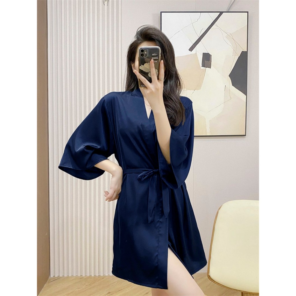 Ảnh Áo khoác lẻ hisexy Lụa satin cao cấp AK01 3