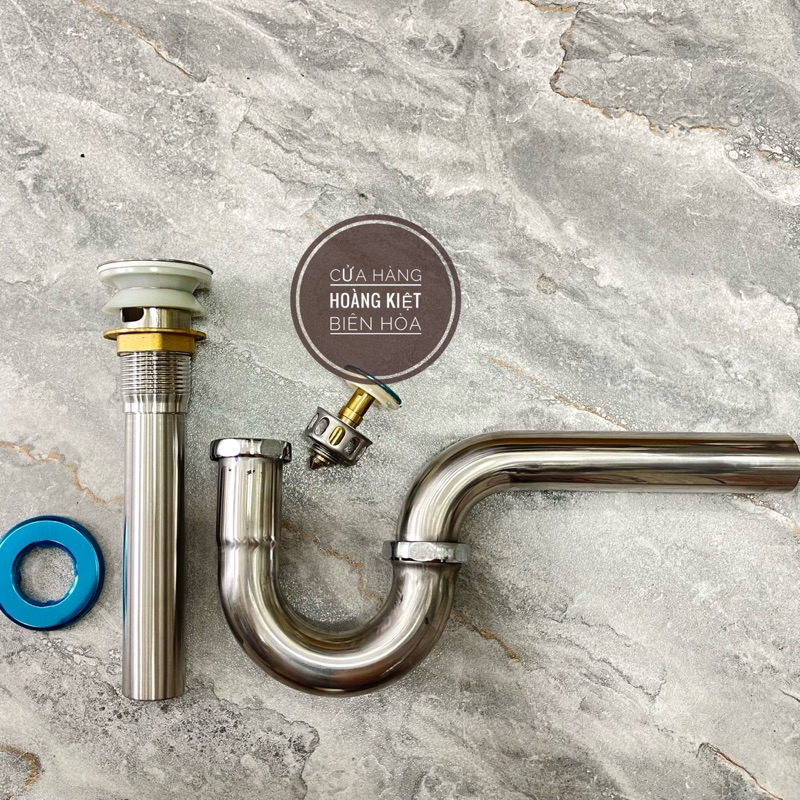 BỘ XI PHÔNG INOX CỔ LIỀN, ỐNG XẢ THOÁT NƯỚC CHẬU RỬA MẶT LAVABO INOX ...