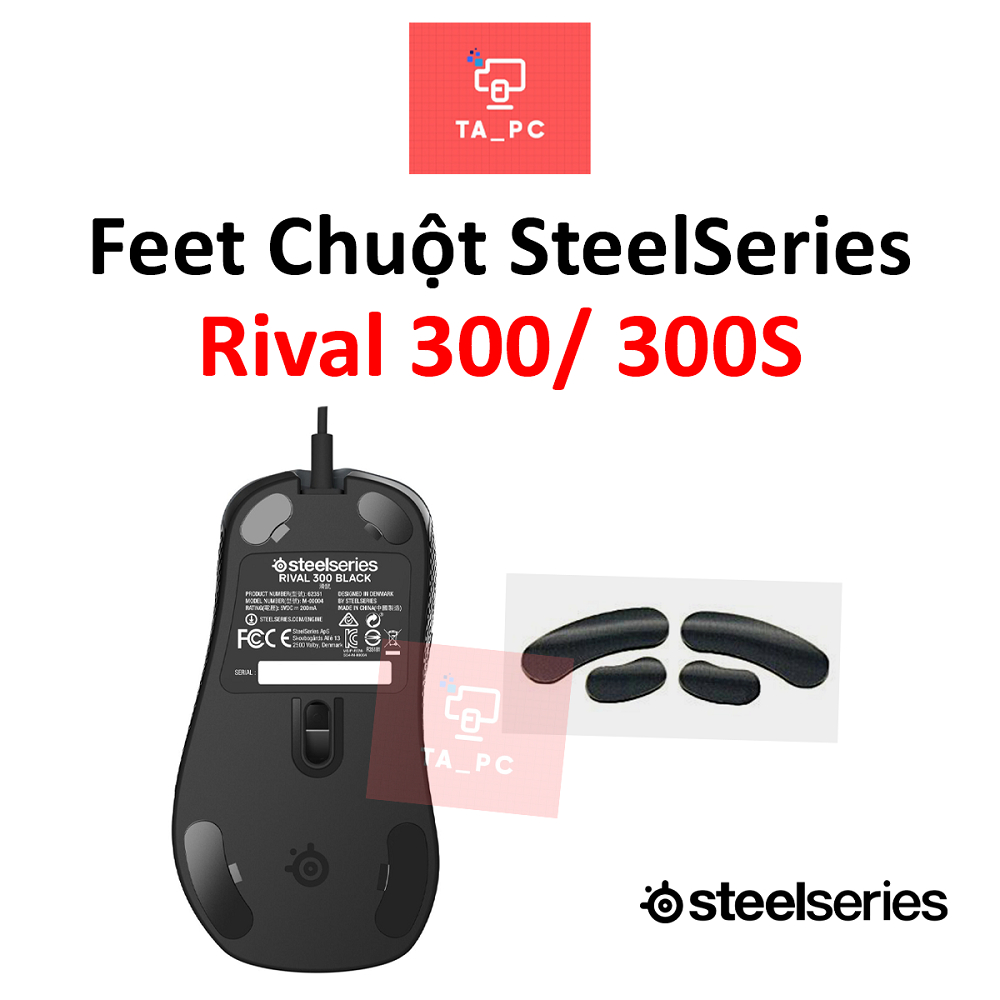[SIÊU RẺ] Tấm Dán Feet Chuột SteelSeries Rival 300, 300s | Shopee Việt Nam