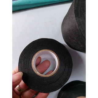 Băng dính vải chịu nhiệt dùng quấn dây điện ô tô, băng keo vải khổ rộng 19mm dài 15m.