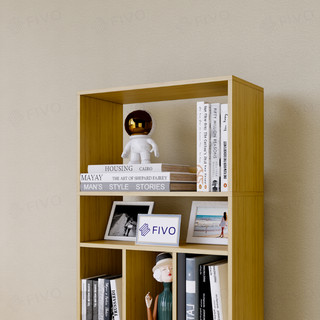 Combo 3 Tủ Sách Đứng Đa Năng FIVO FB61 Cao Cấp, Chất Liệu Gỗ MDF Cao Cấp, Dễ Dàng Lắp Ráp, Phù Hợp Mọi Không Gian