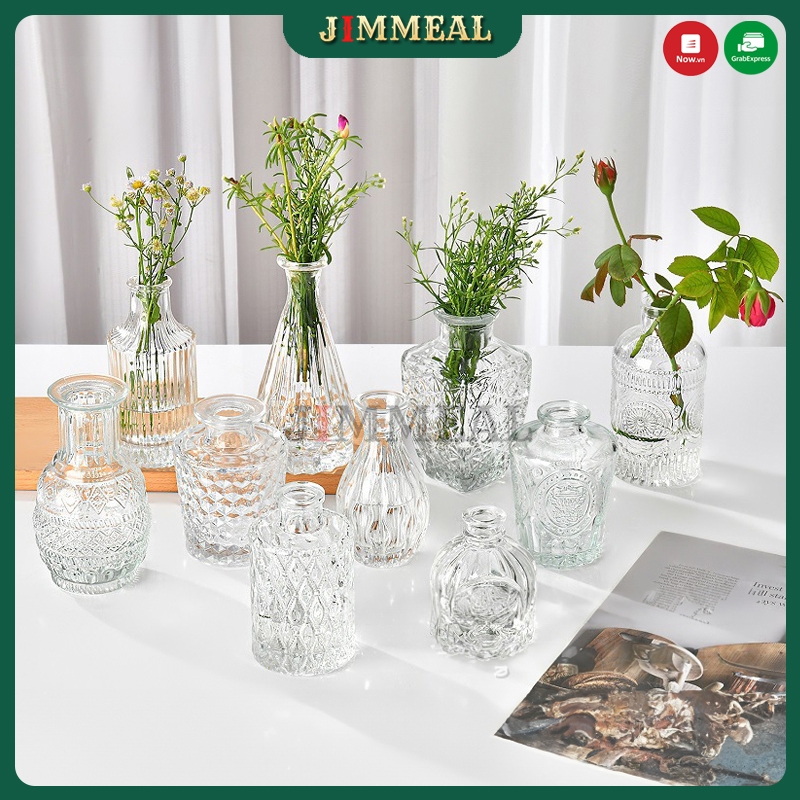 Set 10 Lọ Hoa Mini, Bình Hoa Thủy Tinh Mini, Lọ Hoa Thủy Tinh MINI ...