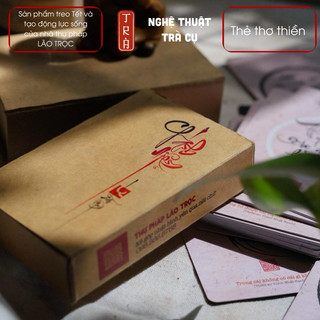 Thẻ chánh niệm 59 thẻ của nhà thư pháp Lão Trọc
