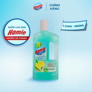 (Combo 2 món) 1 Túi Nước Giặt Xả 3,9kg + 1 Chai Nước Lau Sàn 900ml HOMIE EXPERT