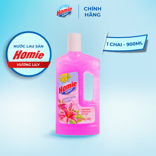 (Combo 2 món) 1 Túi Nước Giặt Xả 3,9kg + 1 Chai Nước Lau Sàn 900ml HOMIE EXPERT