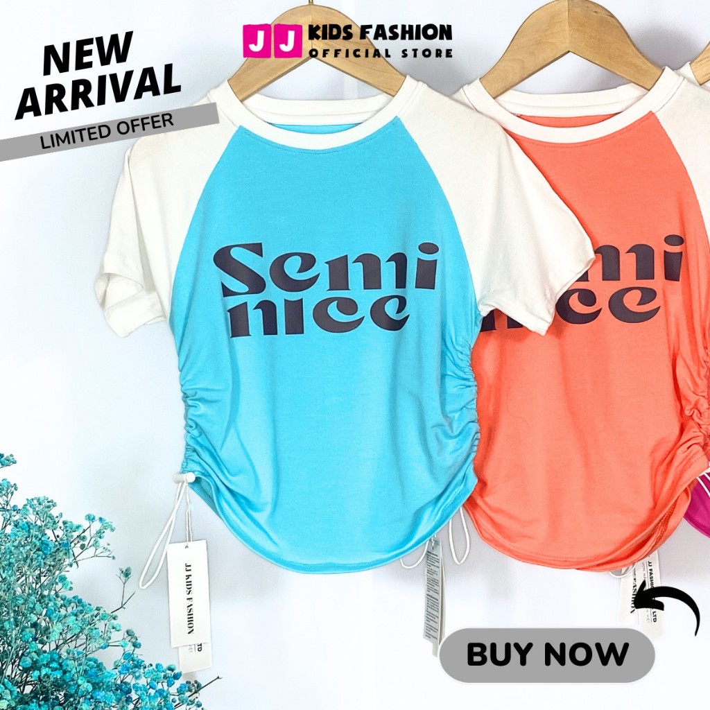 Áo Thun Bé Gái Cotton in hình dễ thương Full Size - BST Xuân 2024 | JJ Kids Fashion