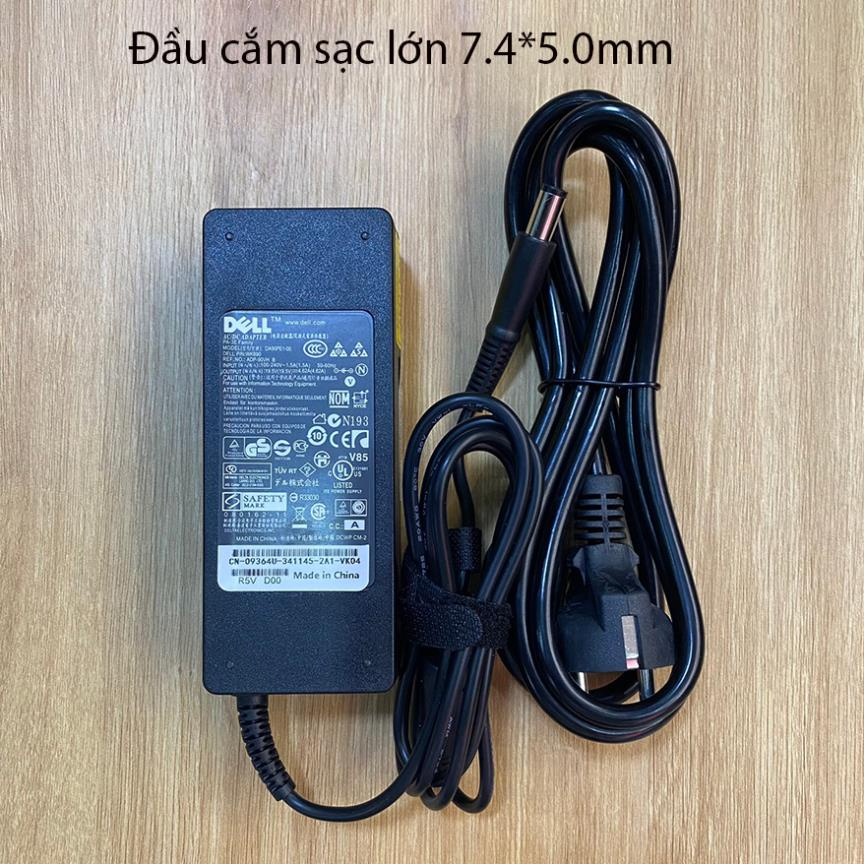 Sạc Laptop Dell 19.5V 4.62A 90w Chân Kim To Chân Kim Nhỏ cho E6400 E6410 E6420 E6430 E6440 E6510 E6520 E6530