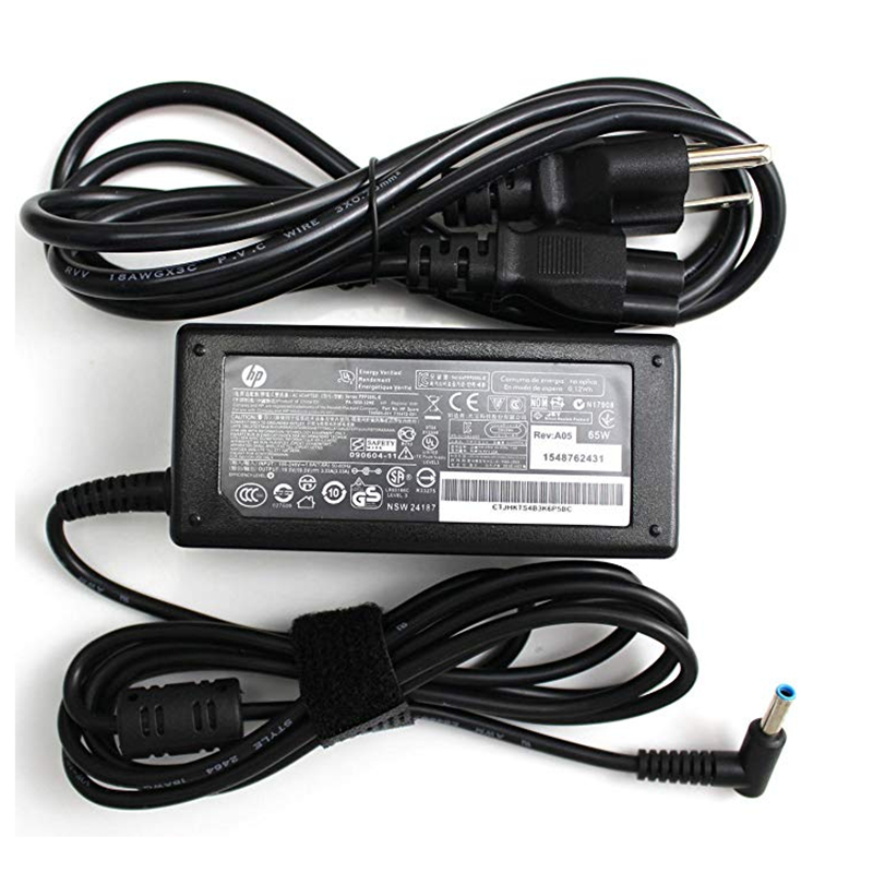 Sạc zin HP envy chân kim nhỏ xanh 19.5v 3.33a 65w Dùng Cho Các Dòng HP Pavilion Chromebook Stream Spectre NEW 100%