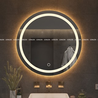 Gương trang điểm đèn led cảm ứng treo bàn trang điểm, bồn rữa tay, treo nhà tắm nút cảm ứng cực nhạy, sang trọng
