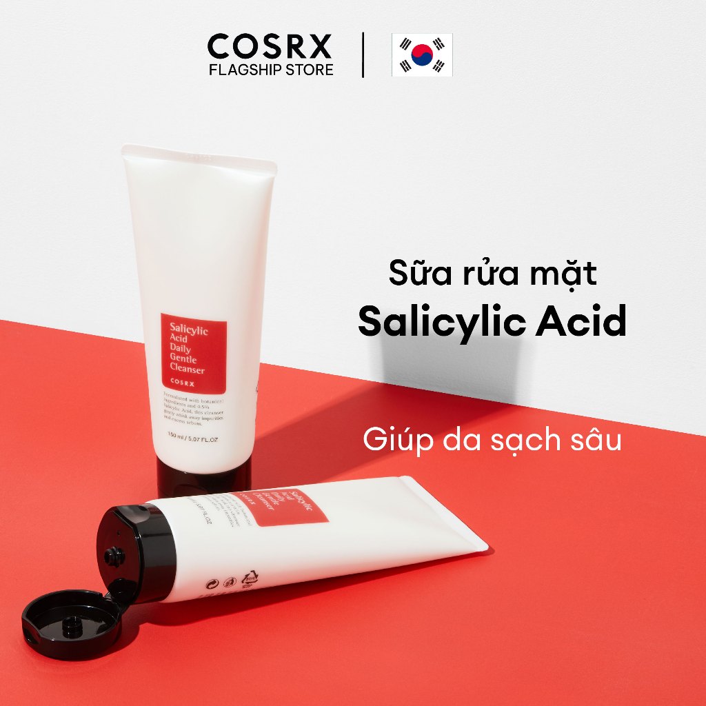 Ảnh Combo 2 Sửa rửa mặt COSRX Salicylic Acid Daily Gentle Cleanser 2